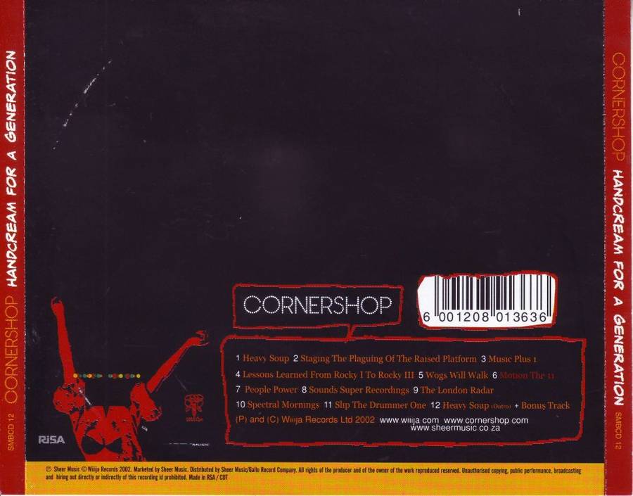 CORNERSHOP - Handcream for a generation (CD) SMBCD 12 NM