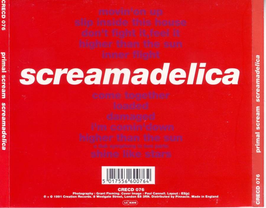 PRIMAL SCREAM - Screamadelica (CD) CRECD 076 NM