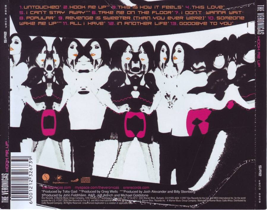 THE VERONICAS - Hook me up (CD) WBCD 2209 NM (R25 SALE)