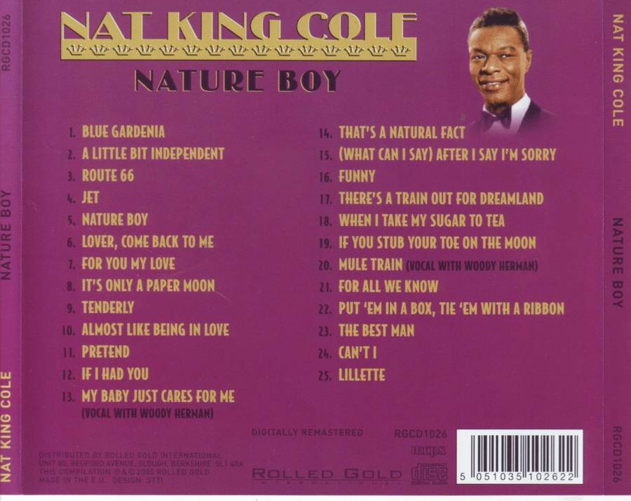 NAT KING COLE - 50 unforgettable greats (double CD) RG2CD7004 (FREE BULK SHIPPING)