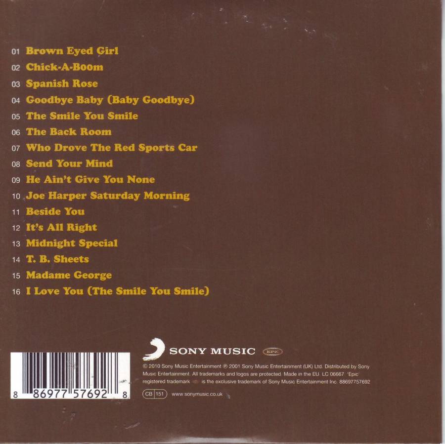 VAN MORRISON - Brown eyed girl (CD, cardsleeve) 88697757692 EX