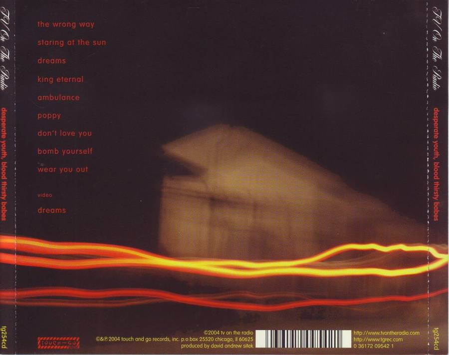 TV ON THE RADIO - Desperate youth, bloodthirsty babes (CD) tg254cd NM