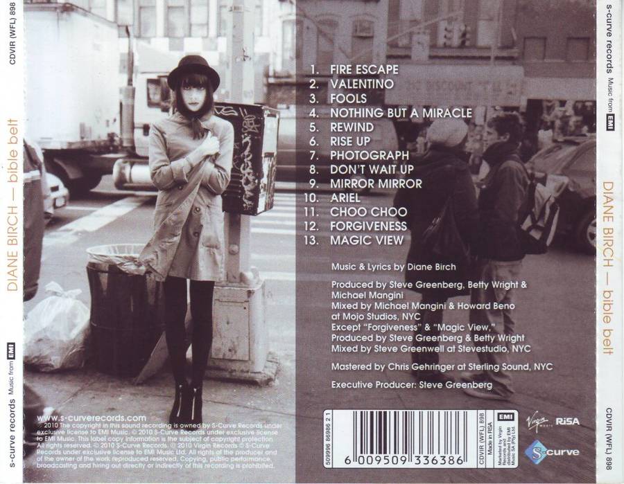 DIANE BIRCH - Bible belt (CD) CDVIR (WFL) 898 NM-