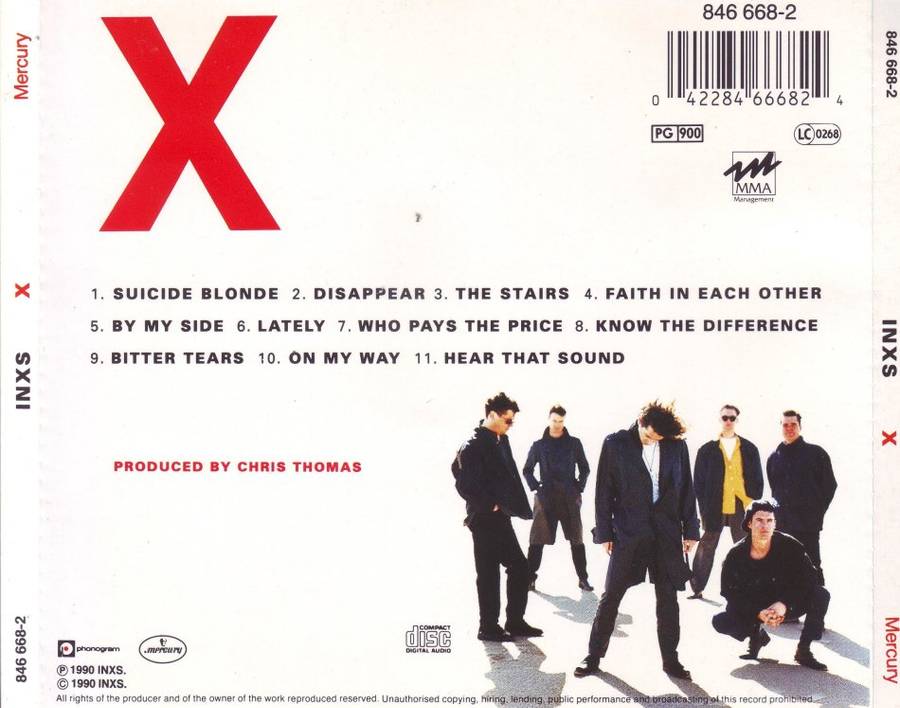 INXS - X (CD) 846 668-2 EX