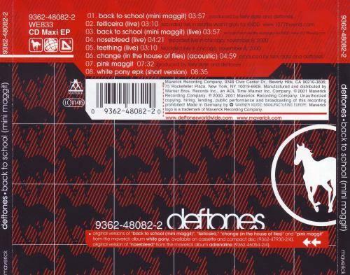 DEFTONES - Back to school (mini maggit) (CD) 9362-48082-2 EX