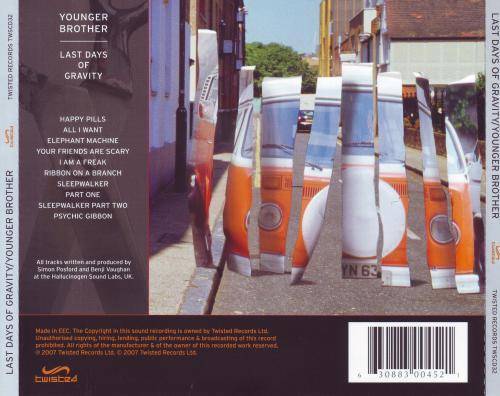 YOUNGER BROTHER - The last days of gravity (CD) TWSCD32 NM