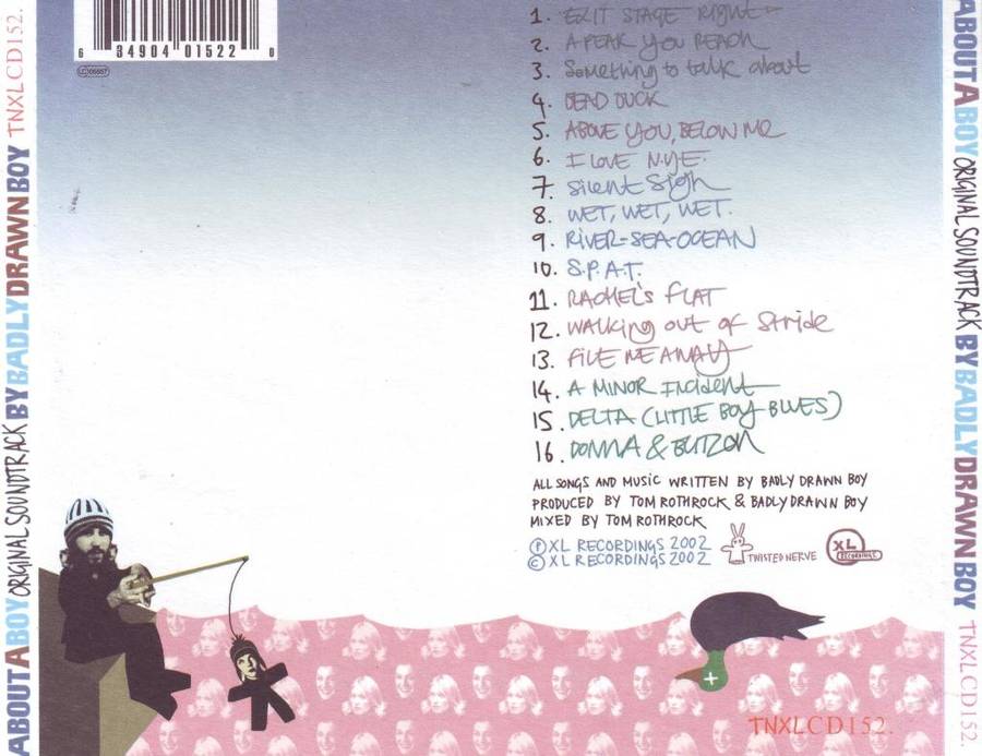 BADLY DRAWN BOY - About A Boy (CD) TNXLCD152 VG