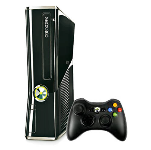 XBOX 360 CONSOLE + WIRELESS CONTROLLER + 8 GAMES !!!  Good condition !!!