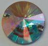 *Stunning* AB Crystal Sew On Circle Rhinestones 16mm