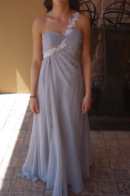 *FURTHER REDUCED*  Brand New Imported Matric Farewell/Evening Dress - Grey/silver