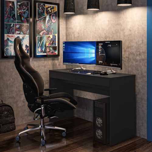 Iris Black Office Desk