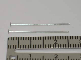 10 SILVERPLATED HEADPINS