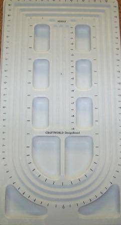 Beading board flocked large 25x49cm