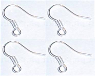 10 SILVER EARRING WIRE PIECES