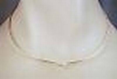 Memory wire neck 120mm Nickel 50 loops