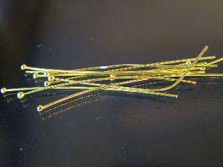 Ballpin gold 45mm - Pack of 10