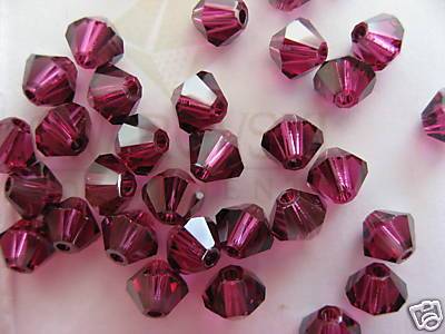 Swarovski Bead bicone 4mm fuschia