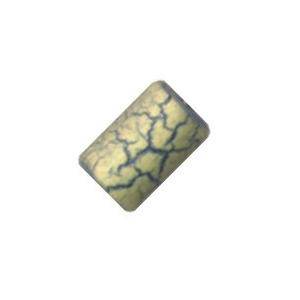 Glass Volcano 4x6mm Tube Light Green