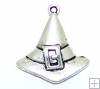 Charm Hat 24mm Antique silver - 1 hat