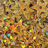 "SALE" 6mm Sequin Star Gold Laser - Pack of 50