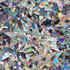 6mm Sequin Star Silver Laser - Pack of 50