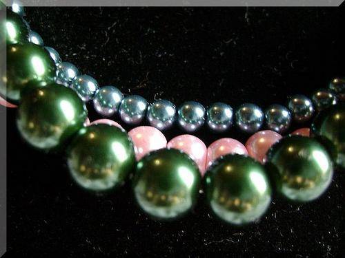 4,6,8mm - Glass Pearls AAA Grade Polished Pearls - COMBO 1