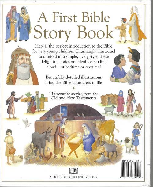 A FIRST BIBLE STORY BOOK 80 PAGES HARD COVER BOOK - MARY HOFFMAN