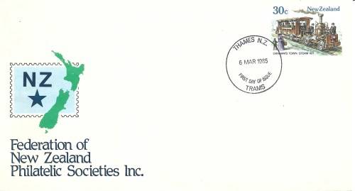 New Zealand 1985 Federation of New Zealand Philatelic Society First Day Cover FDC0350