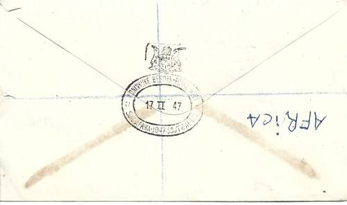 Union Of South Africa 1947 Royal Visit First Day Cover Set Of Pairs FDC0061