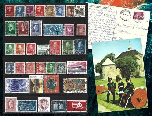 Norway Bulk Lot Used stamps Postal Used Postcard FDC0477