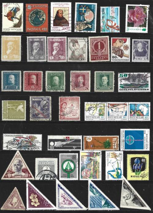 Europe Early Modern MNH MH MNG and Used Collection 350+ Postal Used Stamps 0033