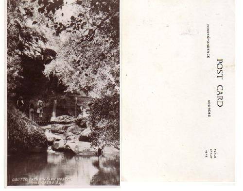 VINTAGE PICTURE POSTCARD - "GROTTO: CATHKIN PARK HOSTEL - DRAKENSBERG NATAL SA"