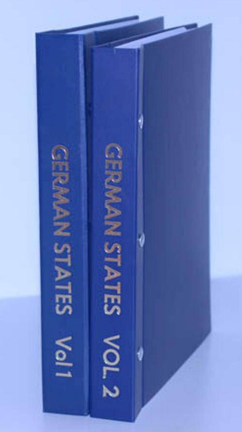 GERMAN STATES - GERMANY 1920-1934  2 ALBUMS BRAND NEW  -  285 PRE-PRINTED COLOUR PAGES