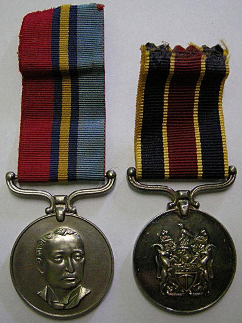 Rhodesian Police reserve and General service medals F/R Southey BR 12773H