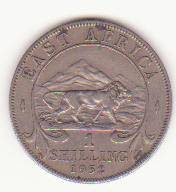 East africa 1952 1shilling