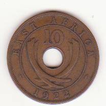 East africa 1922 10cents