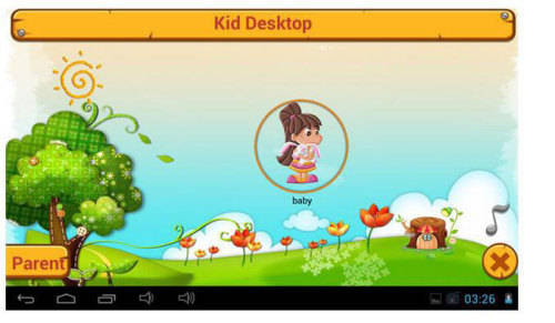 Kids Wifi Education Tablet PC "Blue"