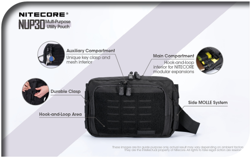 NITECORE NUP30 Multi-Purpose Utility Pouch