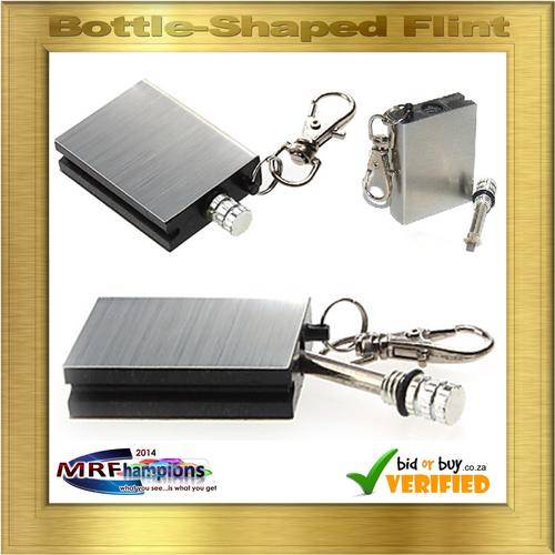 Bottle Shaped Survival Flint with Waterproof Fire Starter Match