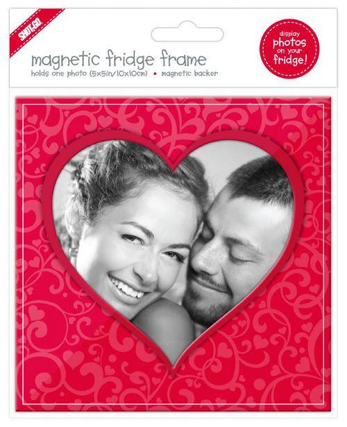 Shot2Go Magnetic Photo Fridge Frames (Hart Shaped)