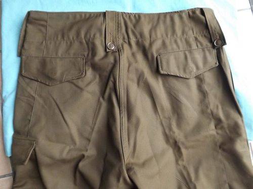 SA ARMY (SADF) -- NEW NUTRIA COMBAT TROUSERS -- SIZE 97(38)  1974 Scarce  1st Pattern