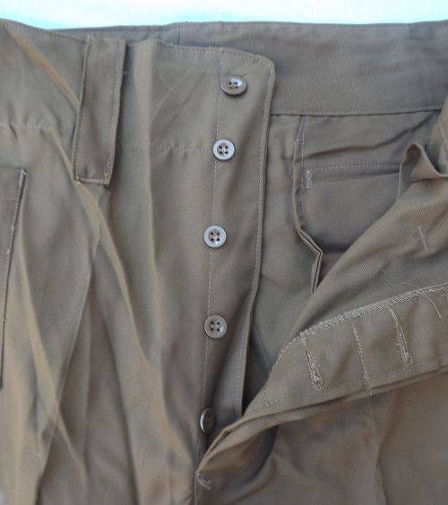 SA ARMY (SADF) -- NEW NUTRIA COMBAT TROUSERS -- SIZE 97(38)  1974 Scarce  1st Pattern