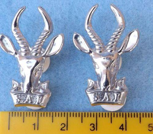 SAI collar badges pair