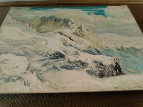 UNKNOWN ITALIAN ARTIST, OIL ON CANVAS -1960-70s - GOOD VALUE, FRAMED, SEE BELOW.