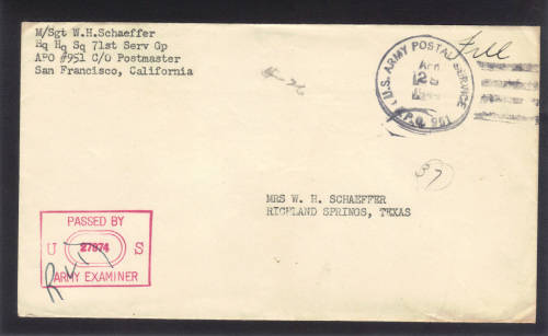 SCARCE 1944 WORLD WAR II, LETTER WITH ENVELOPE- GREAT ITEM -SEE SCAN.