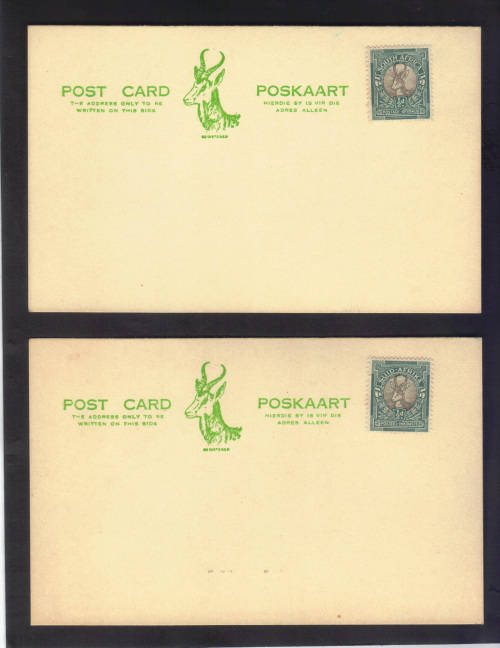1940's 2 x MINT POST-CARDS IN GOOD CONDITION, NICE AND CLEAN- SEE SCANS.