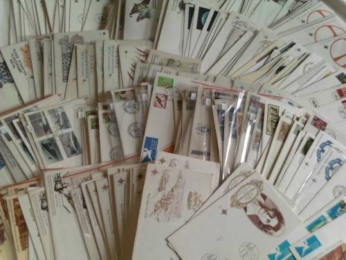 VERY GOOD LOT OF 500+ F.D.C. & SPECIAL COVERS OF SA, HIGH COLLECTION VALUE - READ BELOW.