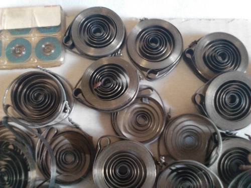 48 x UNUSED CLOCK MAIN SPRINGS IN VERY GOOD CONDITION, HIGH VALUE- READ BELOW.