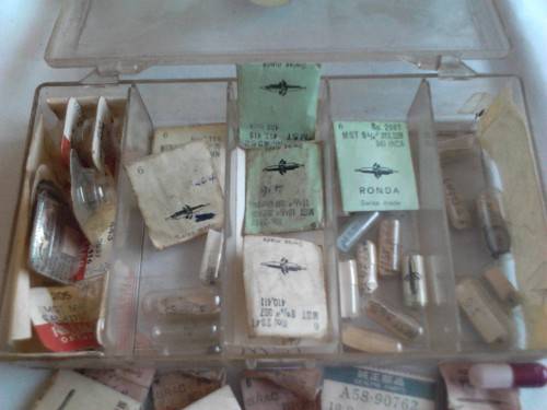 VERY GOOD LOT OF MOSTLY STEM & CROWN'S AND OTHER PARTS,  GOOD VALUE - READ BELOW.