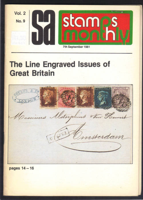 SA STAMPS MONTHLY (1981 VOL.2 - NO.9) GOOD CONDITION - READ BELOW.